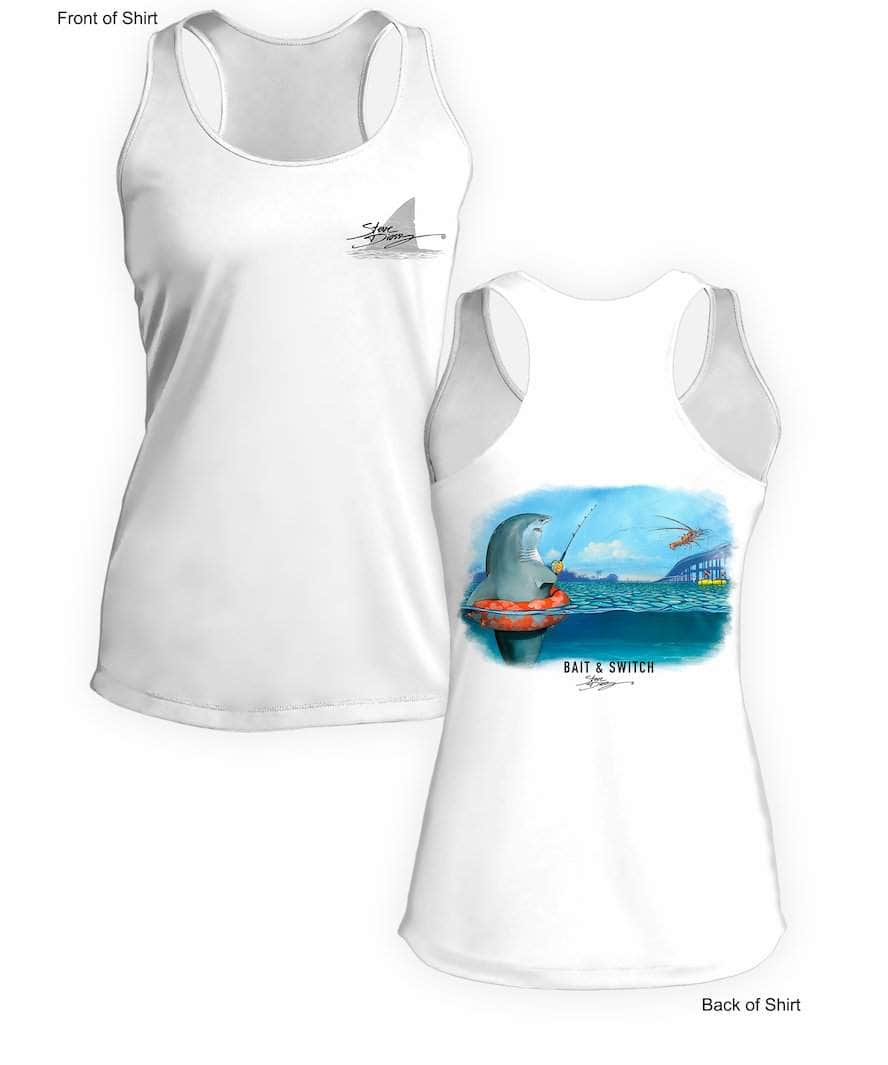 Bait & Switch - Ladies Racerback Tank-100% Polyester